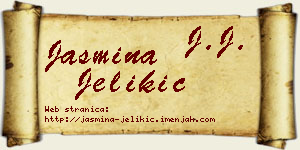 Jasmina Jelikić vizit kartica